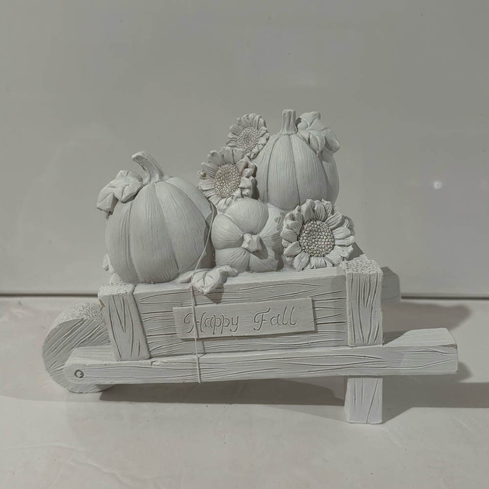 NEW Fall Wheelbarrow Decor Pumpkin Wagon Farmhouse Fall Decor Simple Modern